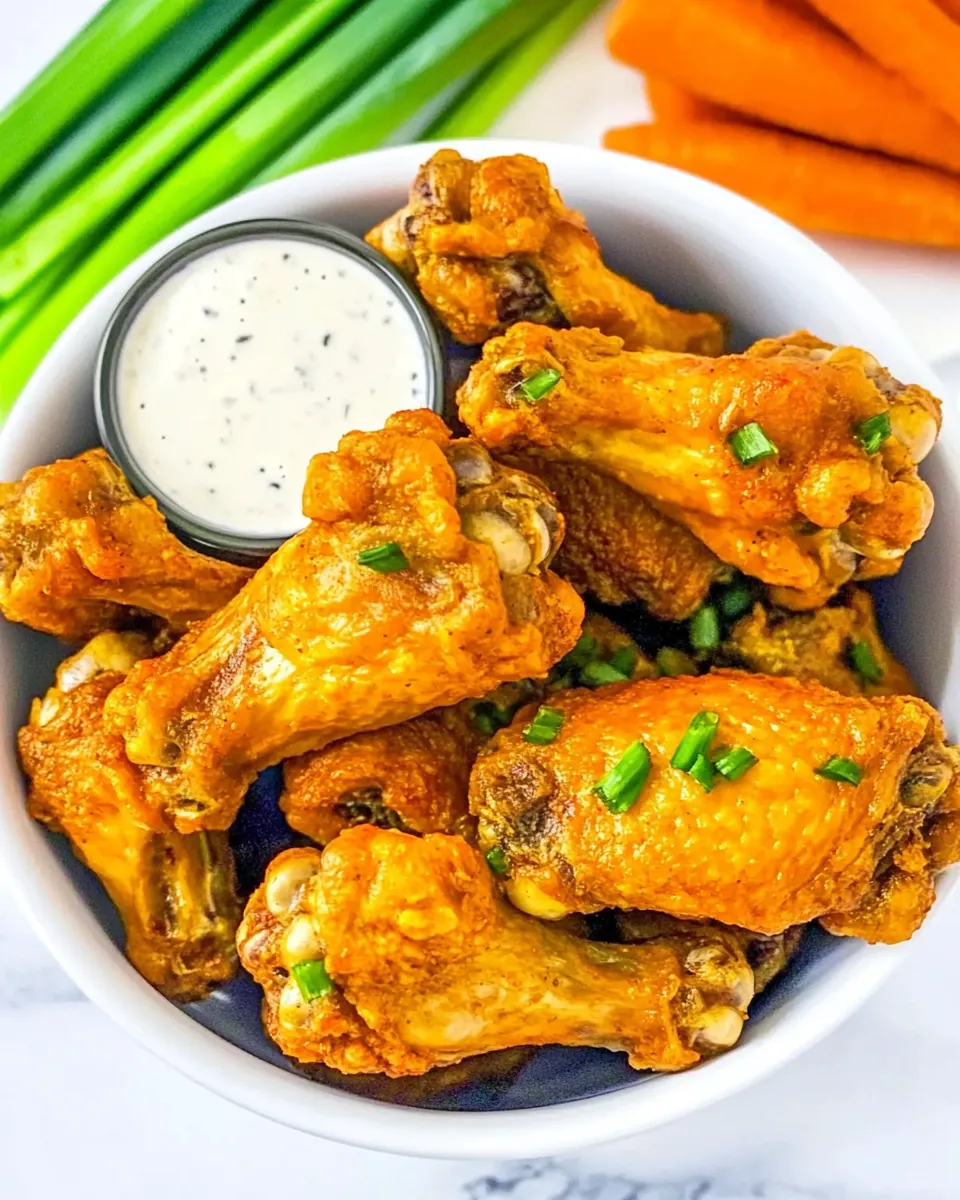 Air Fryer Buffalo Chicken Wings
