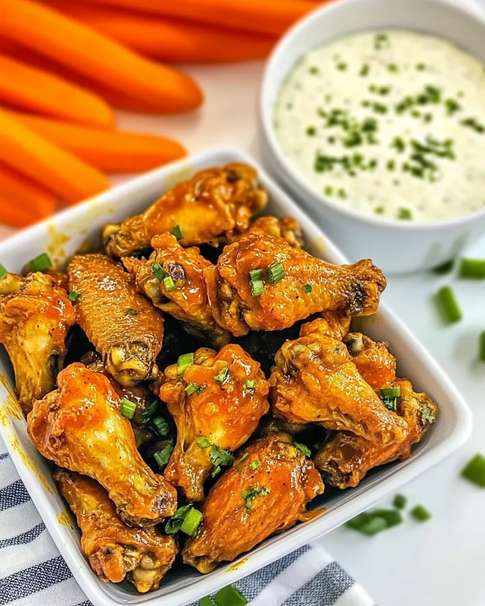 Air Fryer Buffalo Chicken Wings