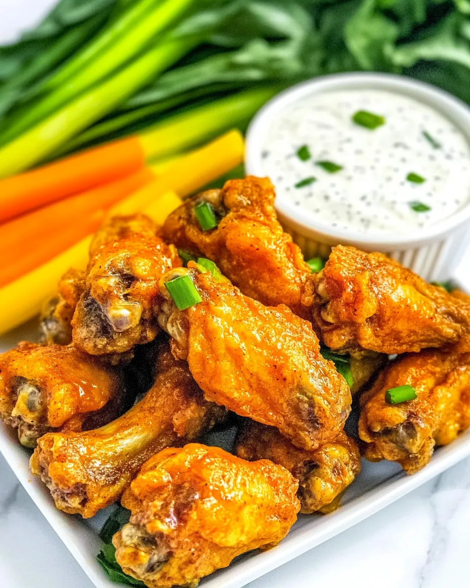 Air Fryer Buffalo Chicken Wings