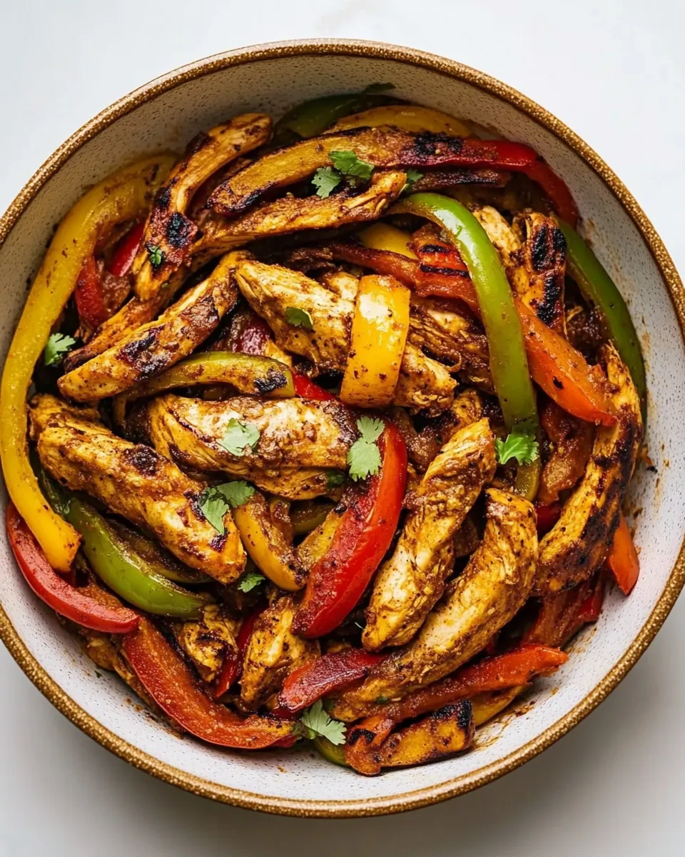 Air Fryer Chicken Fajitas