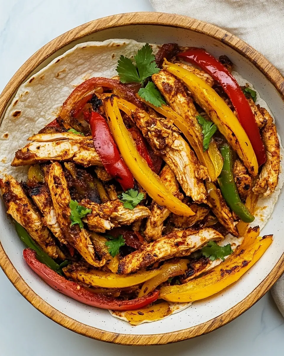 Air Fryer Chicken Fajitas