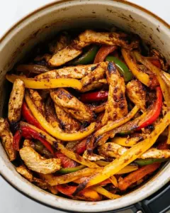 Air Fryer Chicken Fajitas
