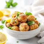 Air Fryer Chicken Meatballs