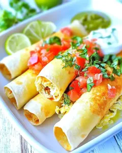 Air Fryer Chicken Taquitos