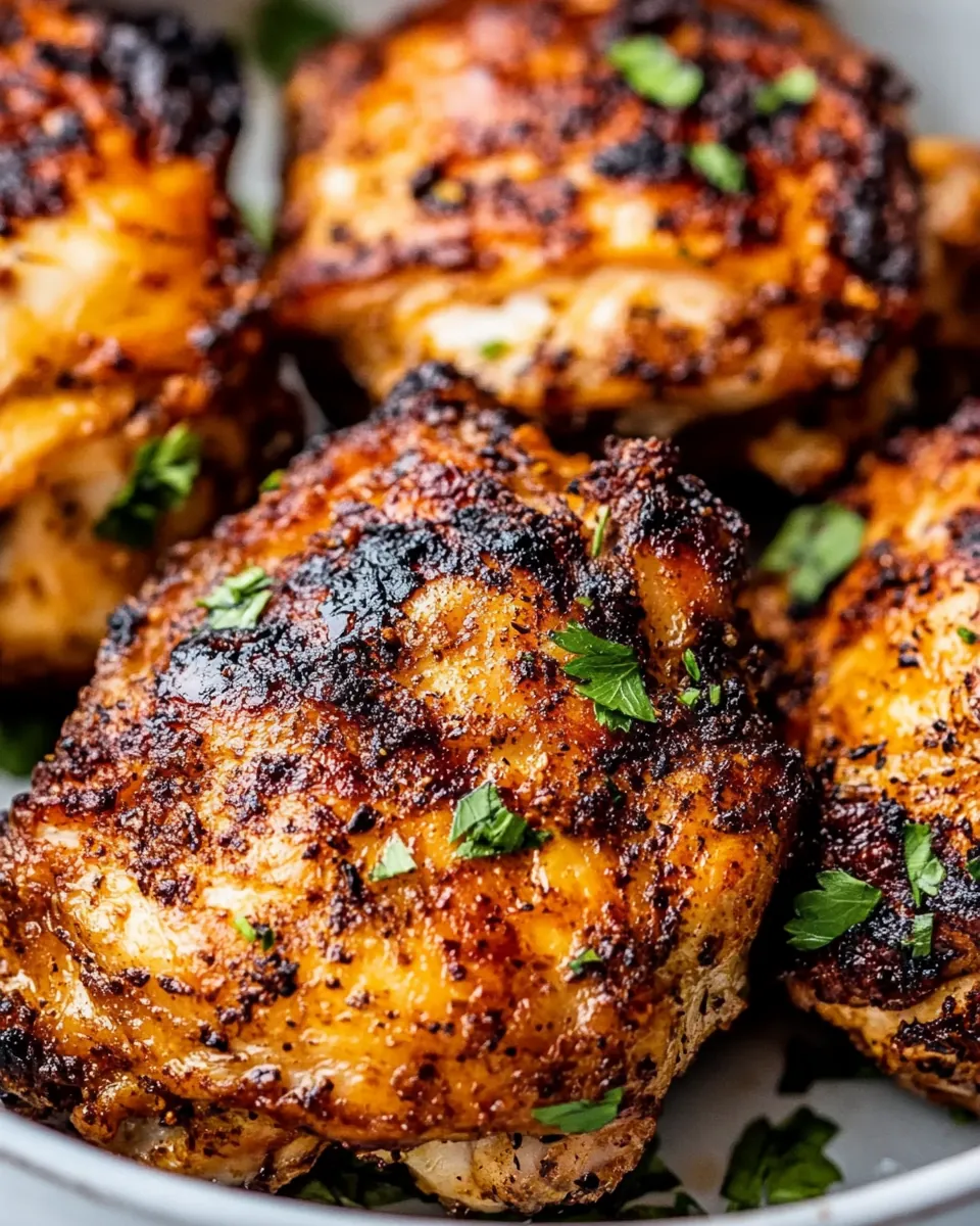 Air Fryer Chicken Thighs