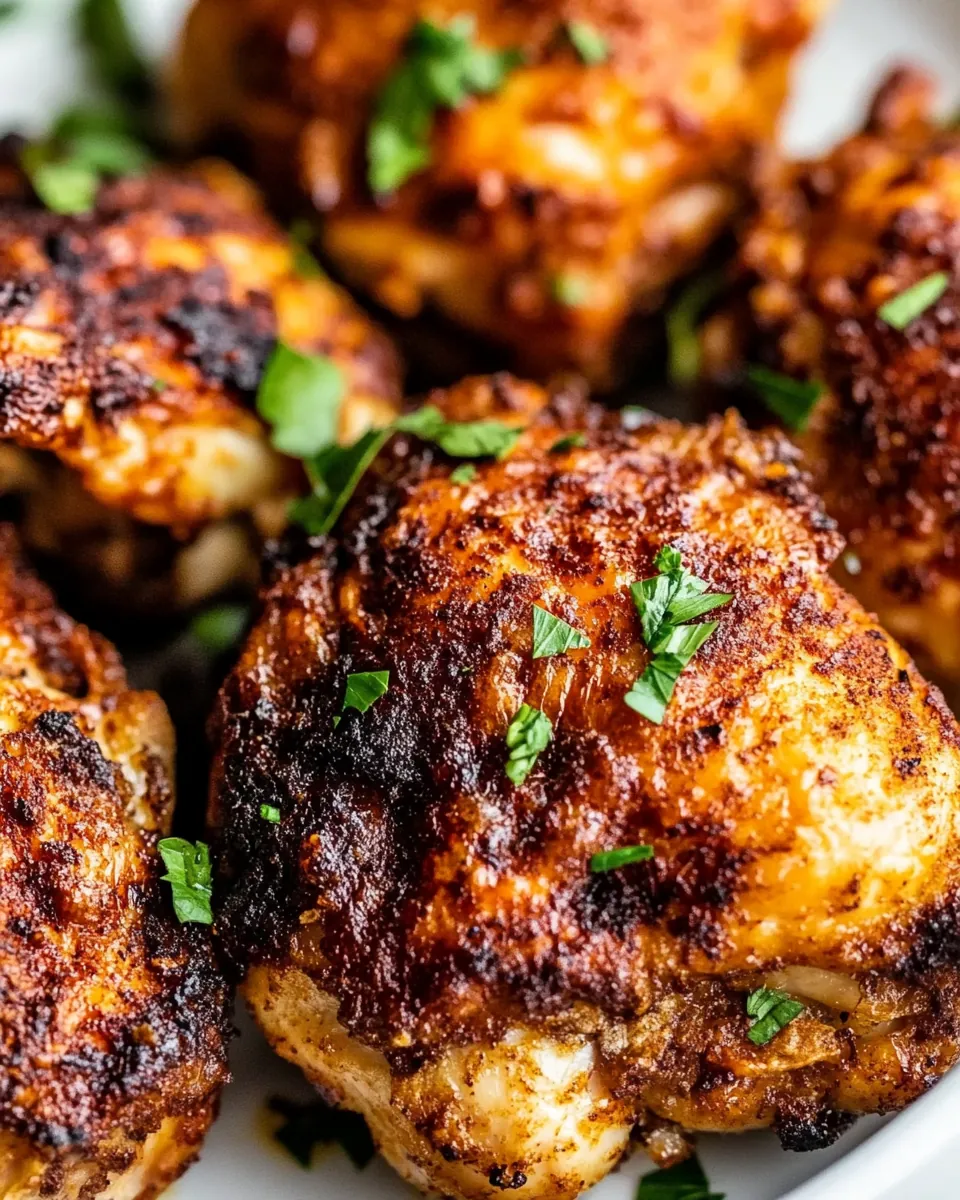Air Fryer Chicken Thighs