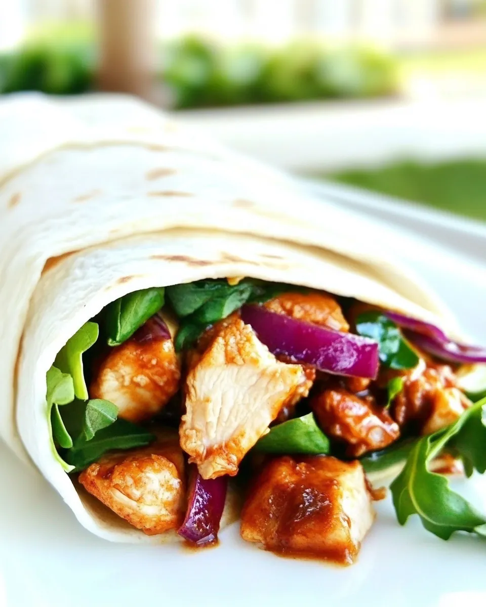 Air Fryer Chicken Wraps