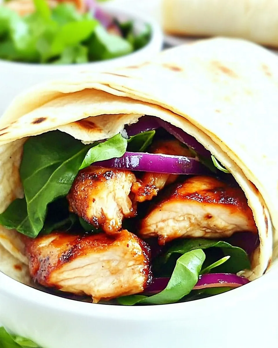 Air Fryer Chicken Wraps