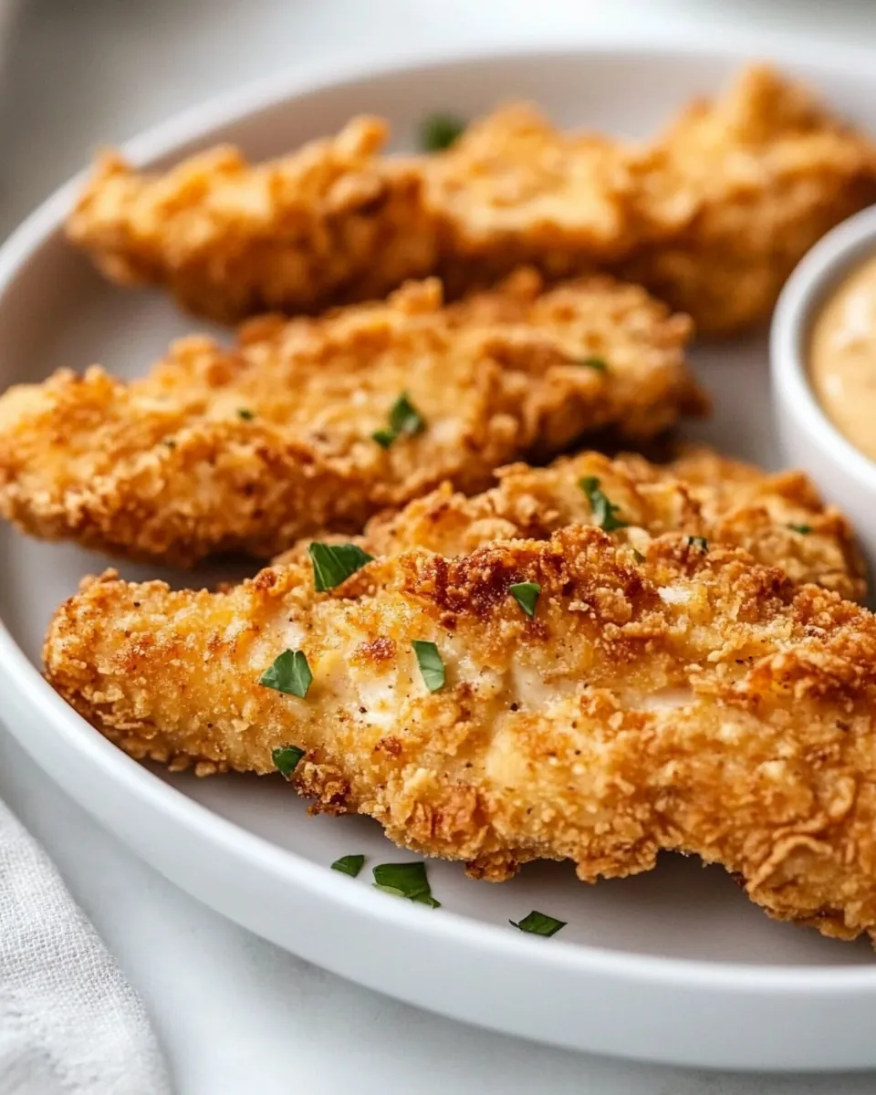 Air Fryer Crispy Chicken Tenders