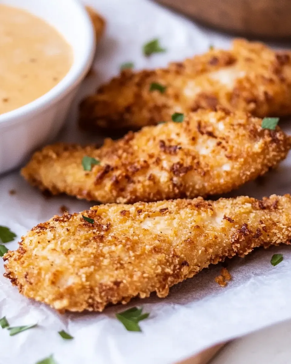 Air Fryer Crispy Chicken Tenders