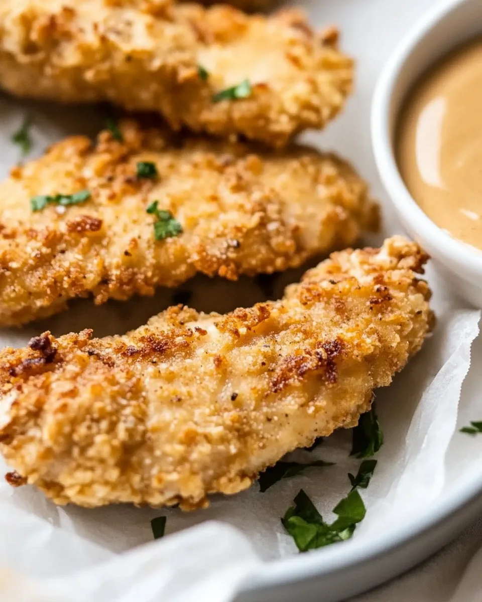 Air Fryer Crispy Chicken Tenders