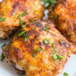 Air Fryer Crispy Chicken Thighs