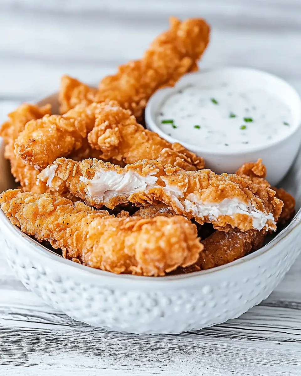 Air Fryer Frozen Chicken Tenders