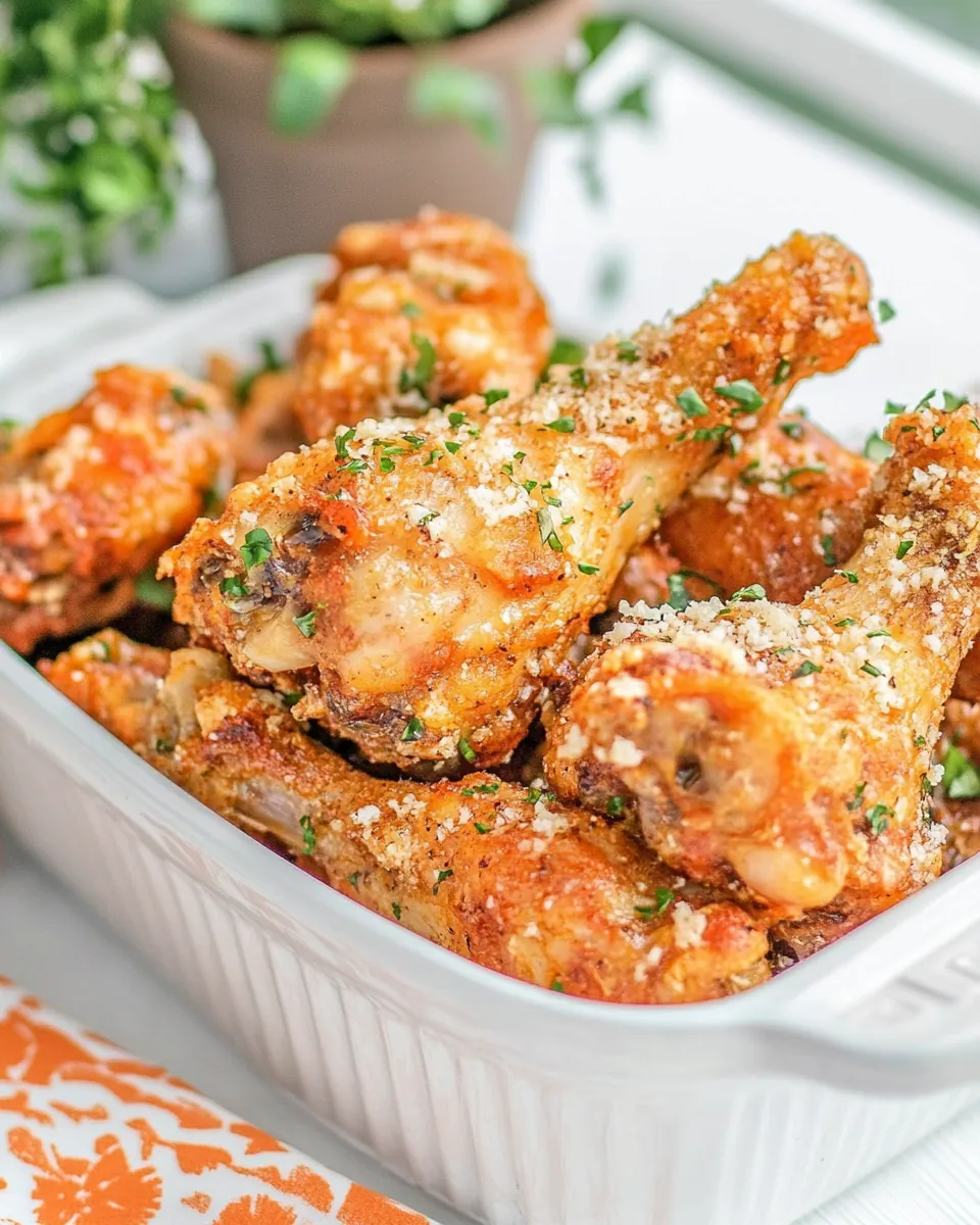 Air Fryer Garlic Parmesan Chicken Wings