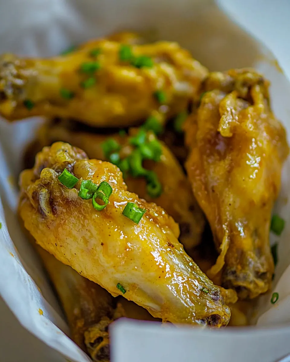 Air Fryer Garlic Buffalo Chicken Wings Recipe