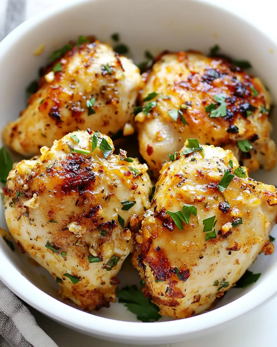 Air Fryer Garlic Parmesan Chicken