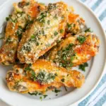 Air Fryer Garlic Parmesan Chicken Wings