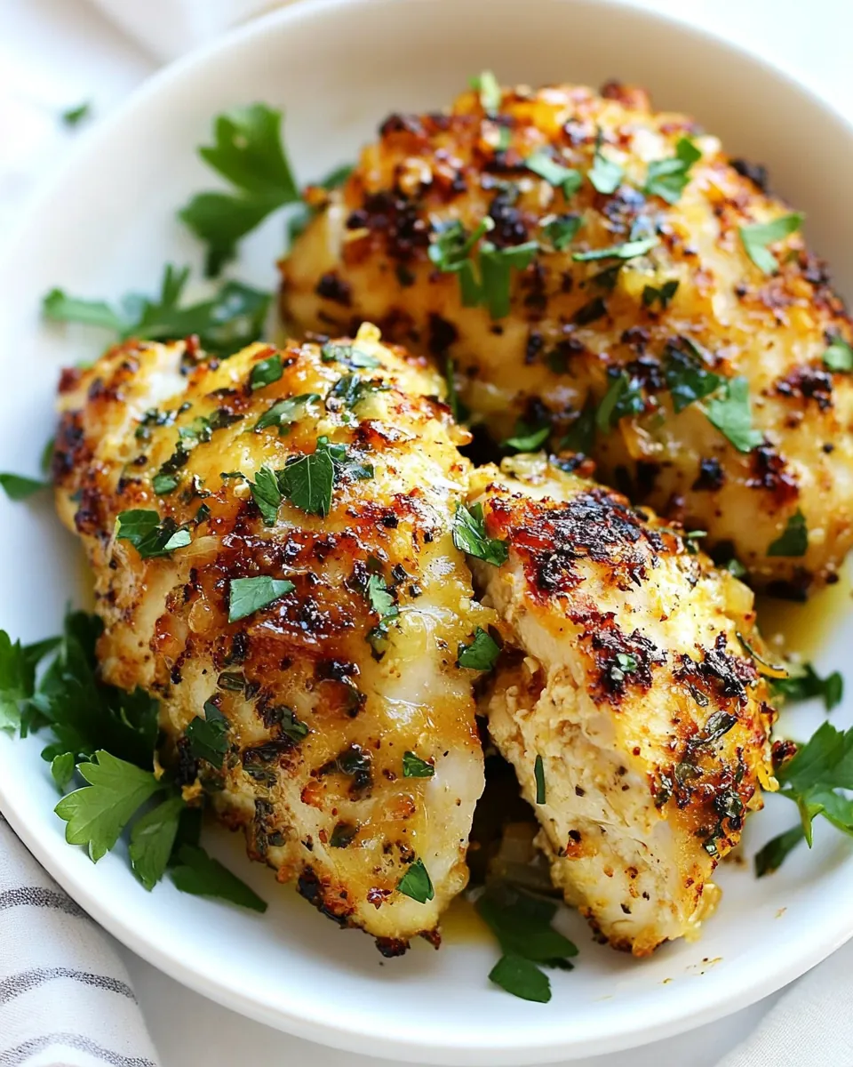 Air Fryer Garlic Parmesan Chicken