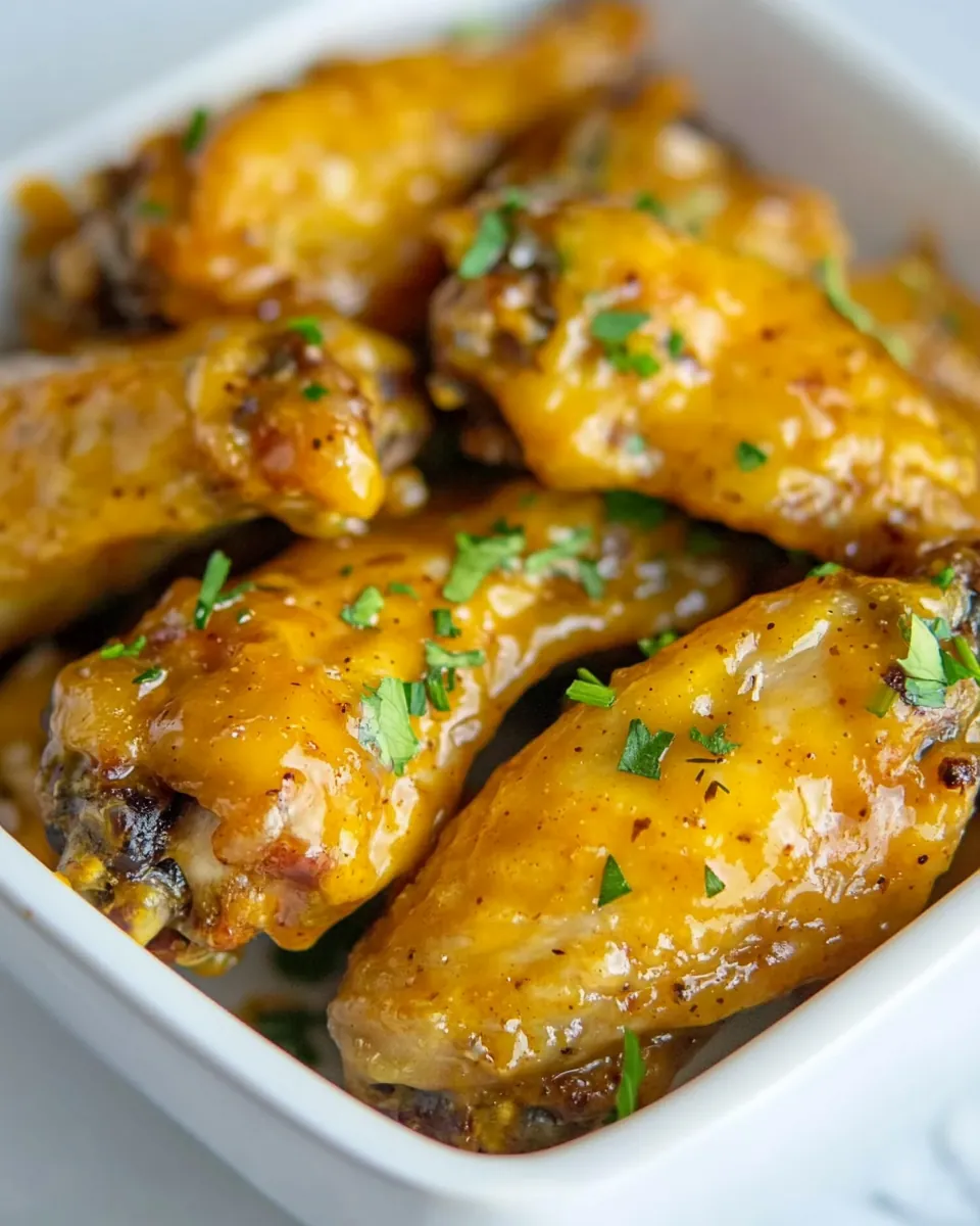 Air Fryer Honey Mustard Chicken Wings