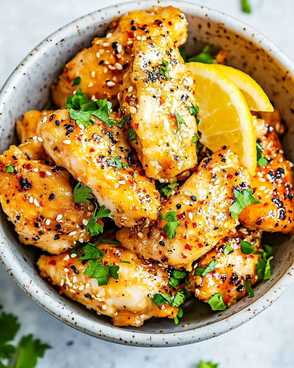 Air Fryer Lemon Chicken