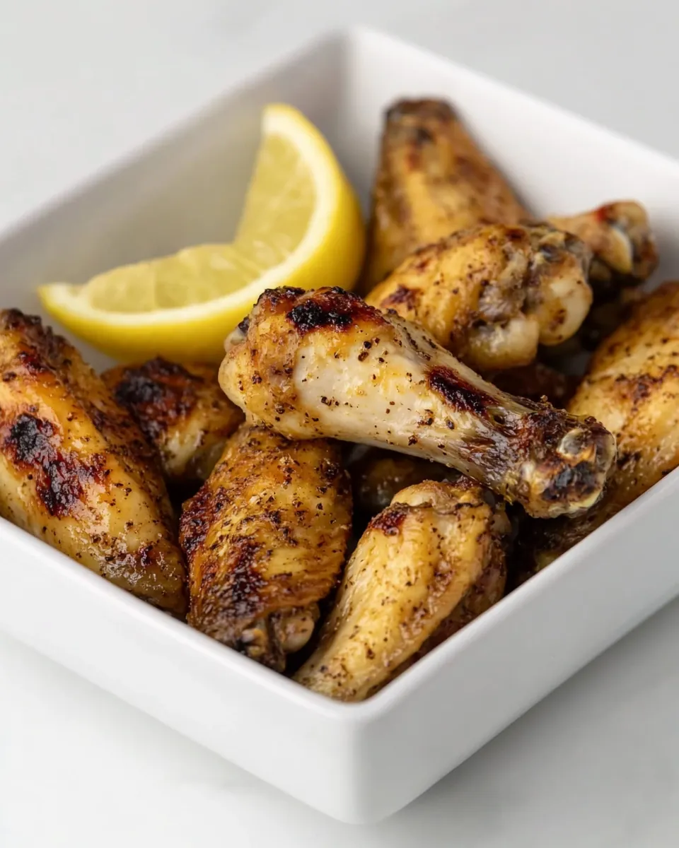 Air Fryer Lemon Pepper Chicken Wings