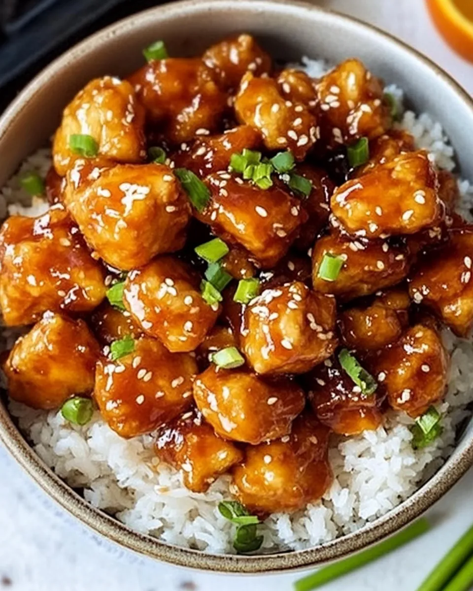 Air Fryer Orange Chicken