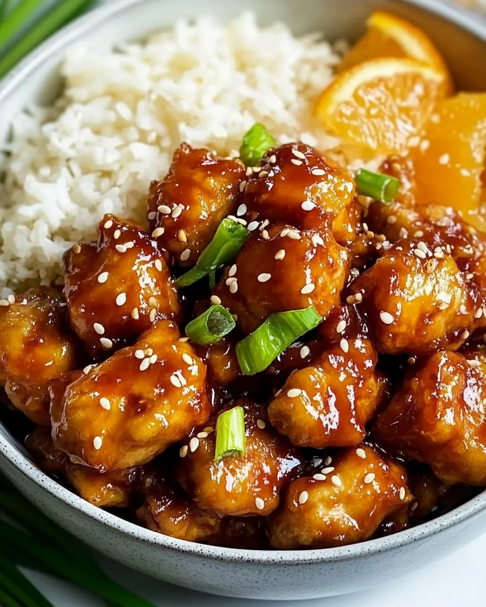 Air Fryer Orange Chicken