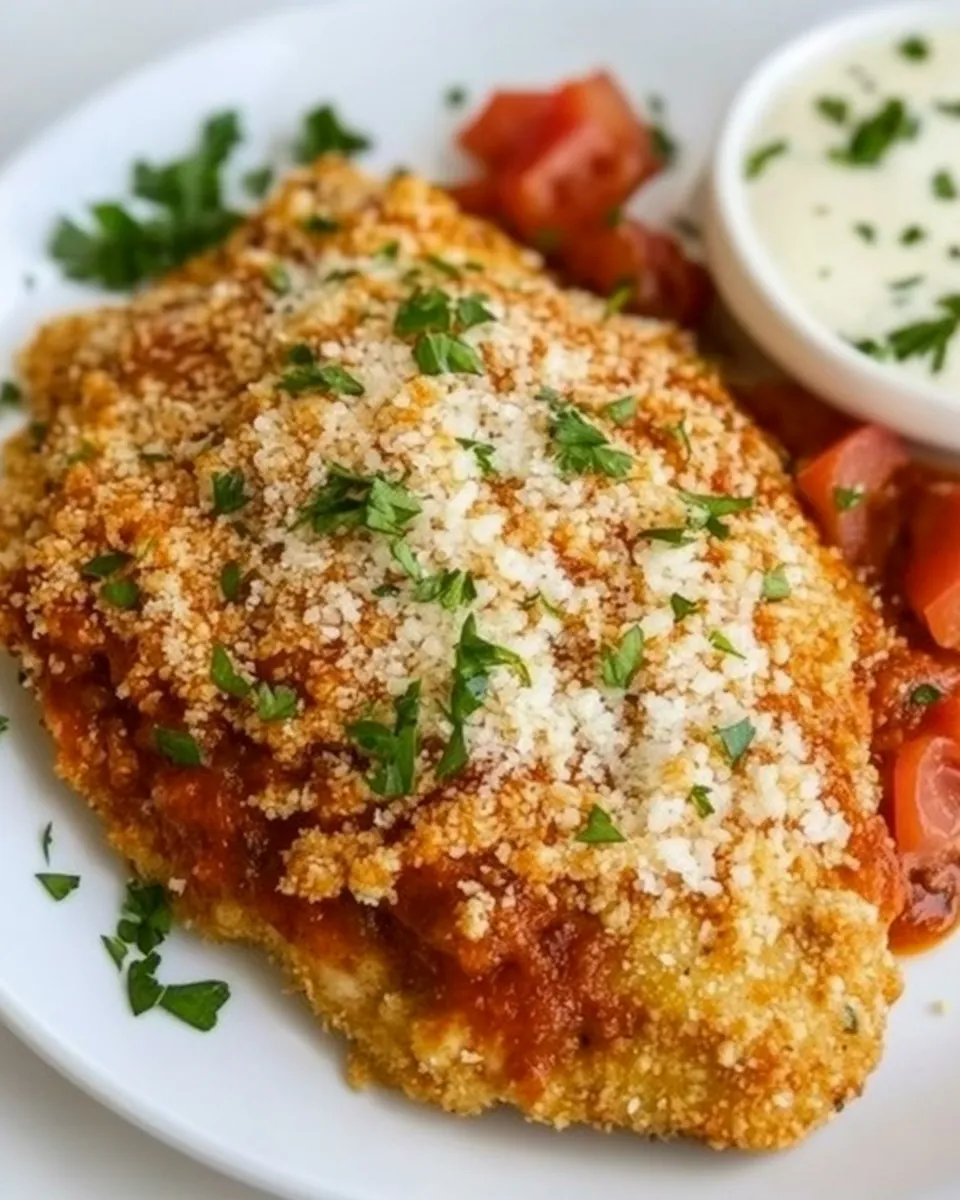 Air Fryer Parmesan Crusted Chicken