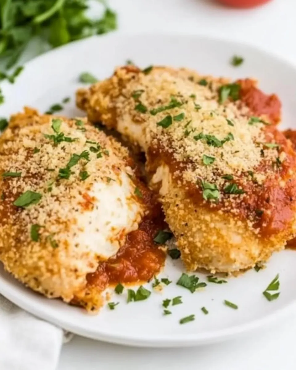 Air Fryer Parmesan Crusted Chicken