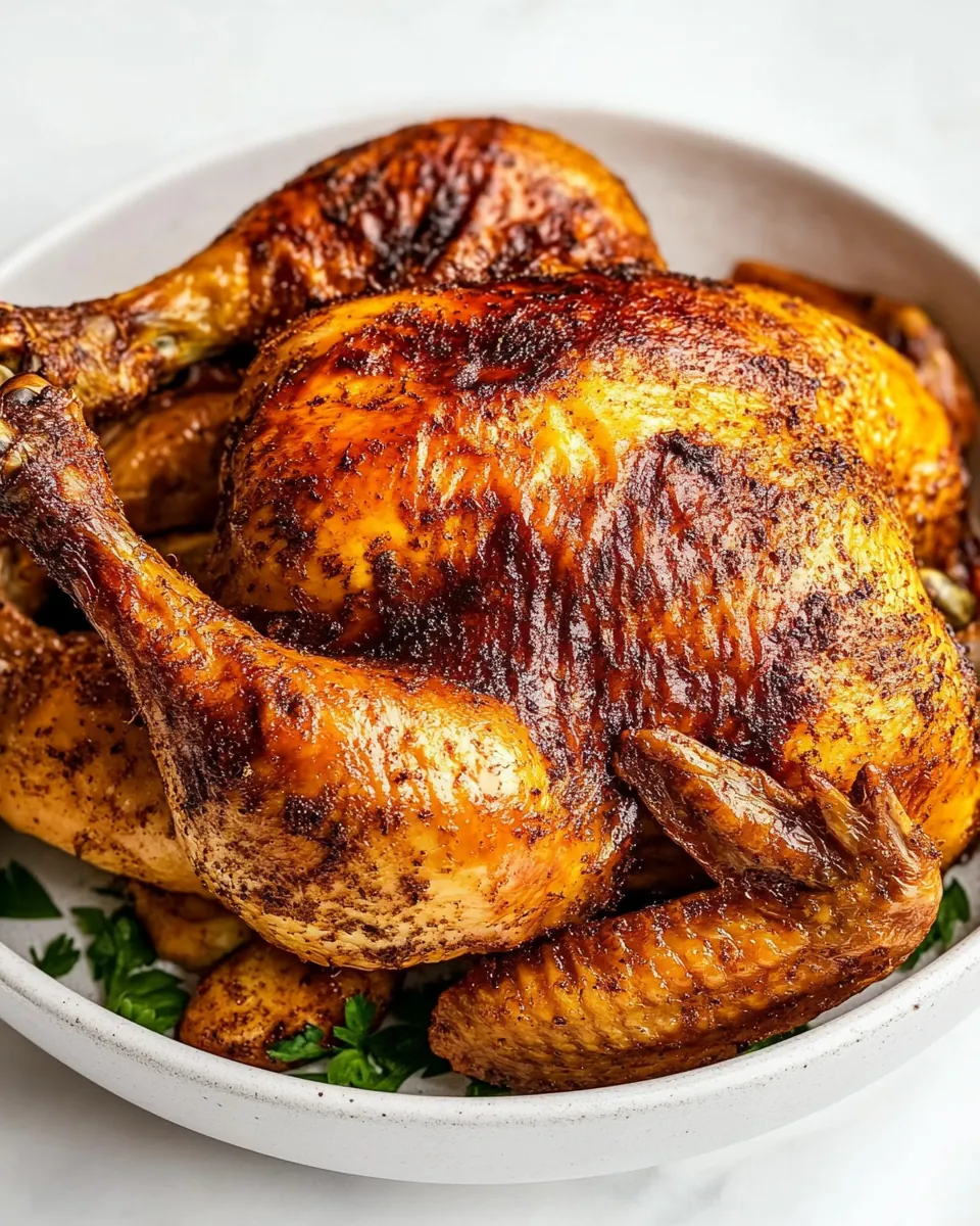 Air Fryer Rotisserie Chicken