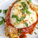 Air Fryer Stuffed Chicken Parmesan