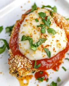 Air Fryer Stuffed Chicken Parmesan