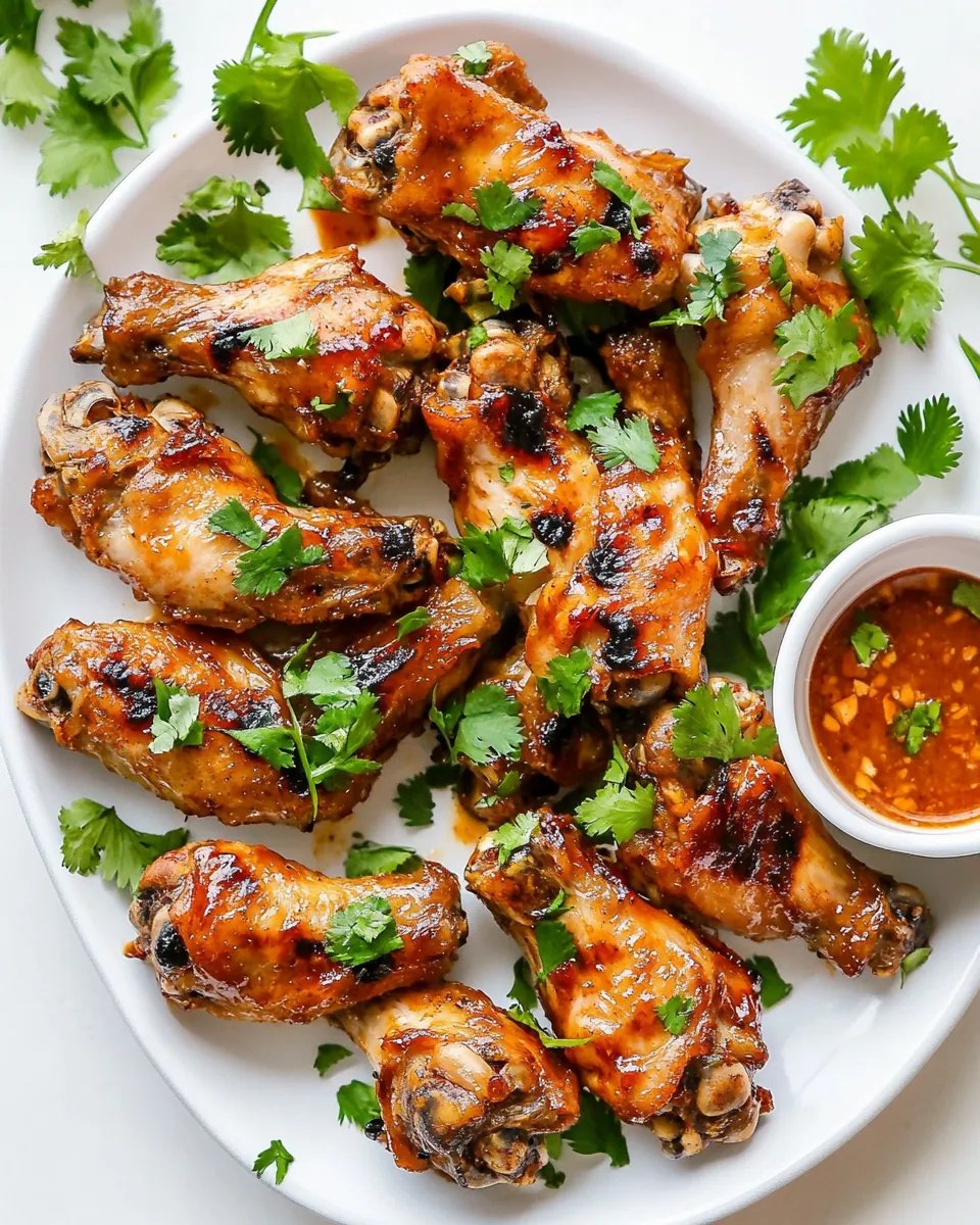 Air Fryer Thai Chicken Wings