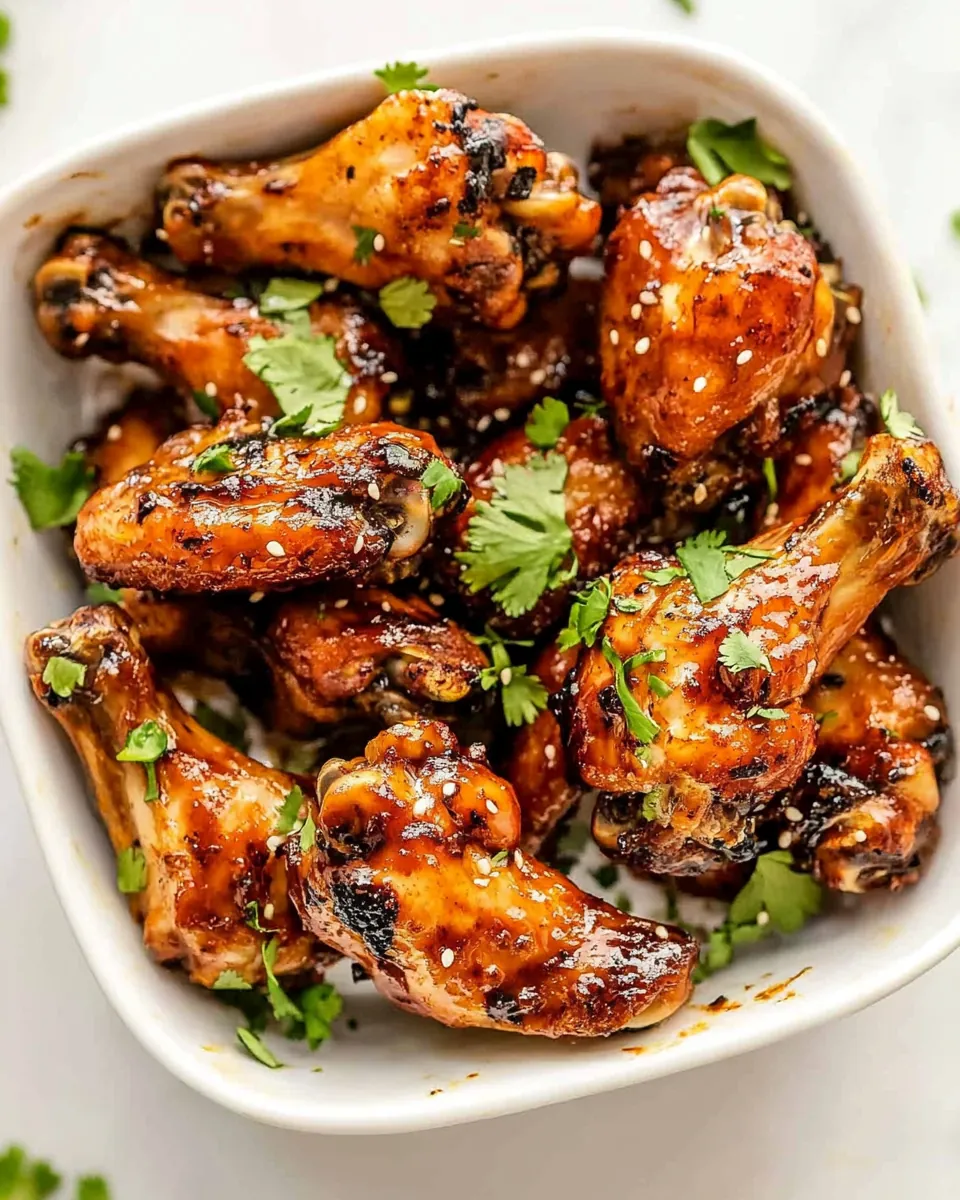 Air Fryer Thai Chicken Wings