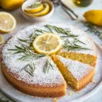Almond Flour Rosemary Lemon Olive Oil Cake