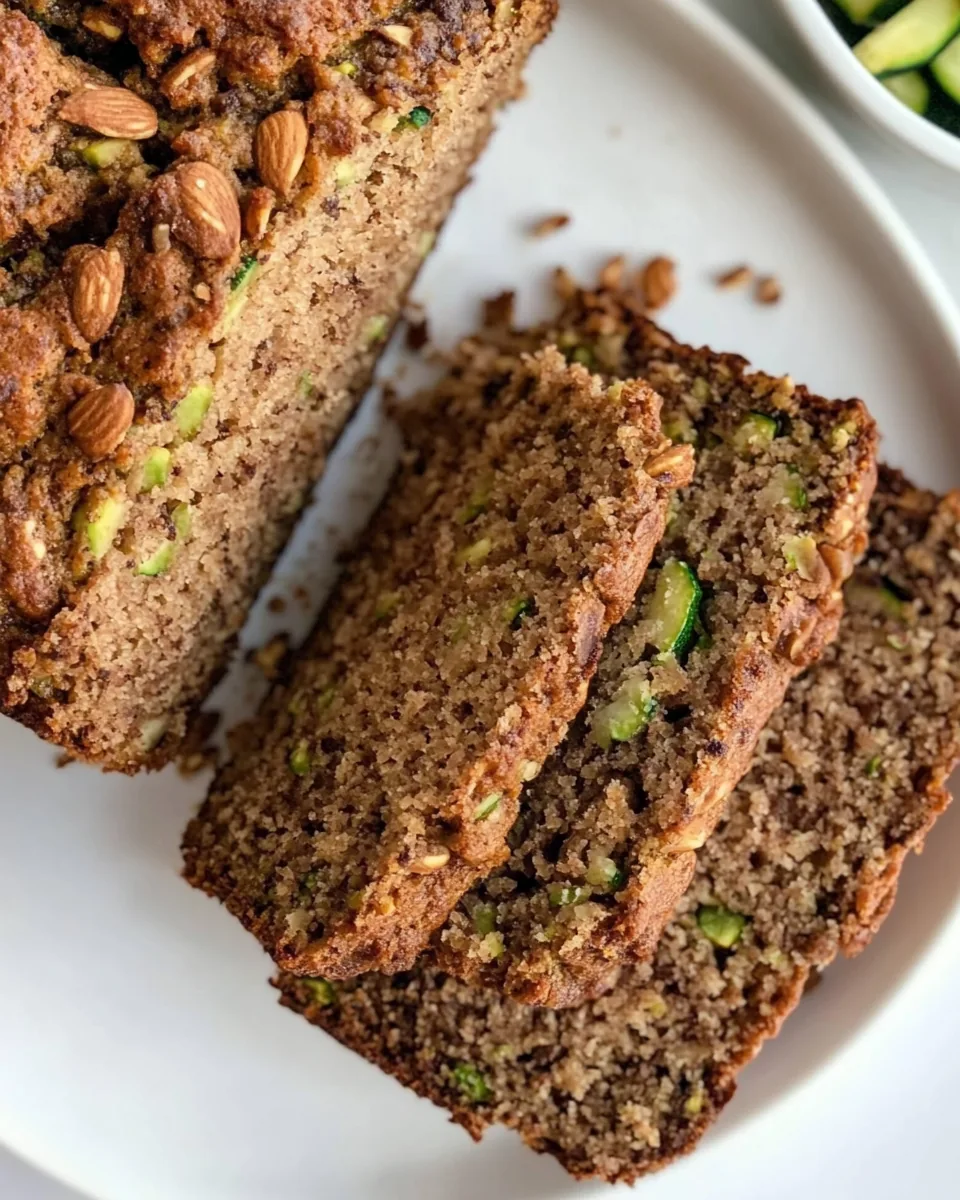 Almond Flour Zucchini Bread
