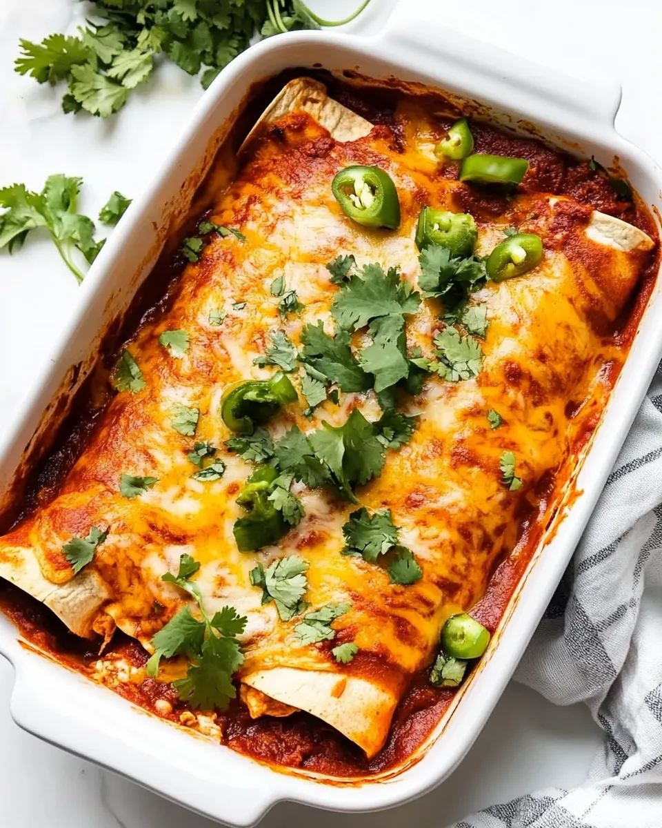 Homemade Chicken Enchiladas