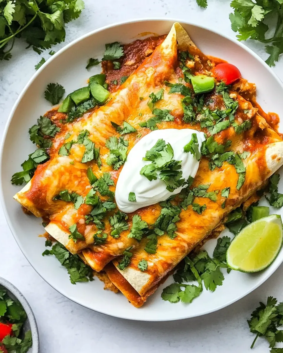 Homemade Chicken Enchiladas