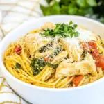 Angel Chicken Spaghetti