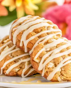 Apple Cookies with Maple Icing