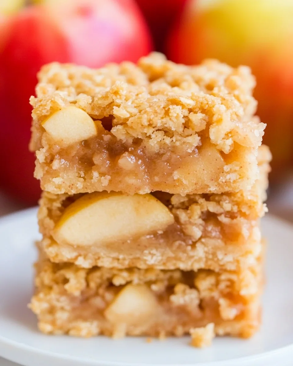 Apple Crumble Bars