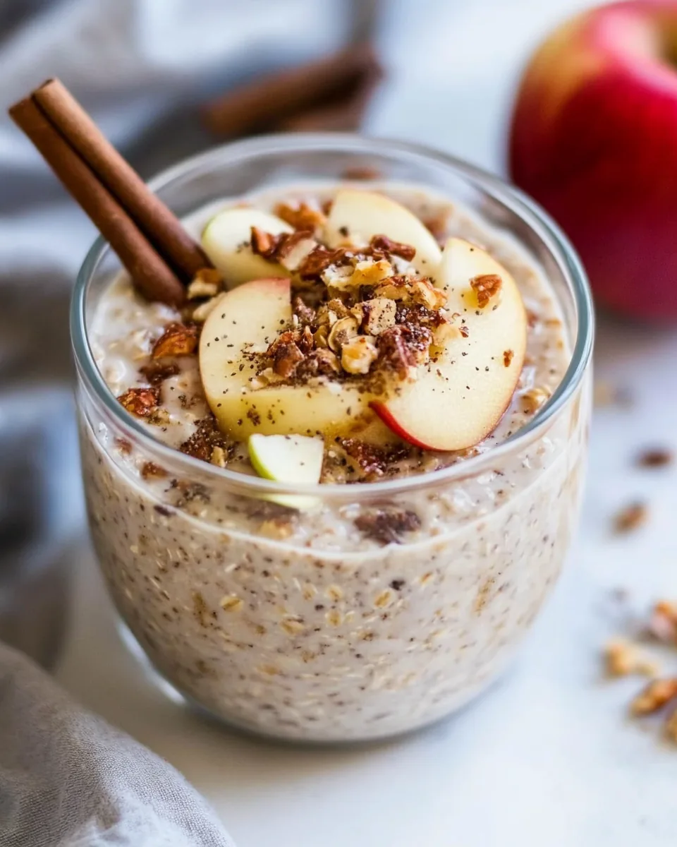 Apple Pie Overnight Oats