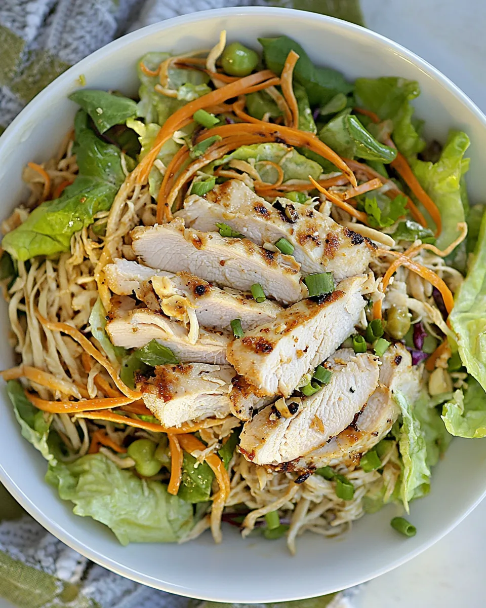 Applebee's Grilled Oriental Chicken Salad