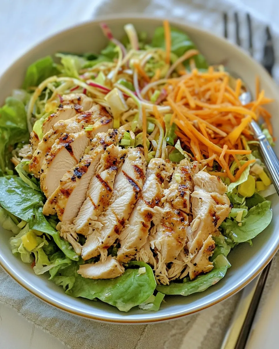 Applebee's Grilled Oriental Chicken Salad