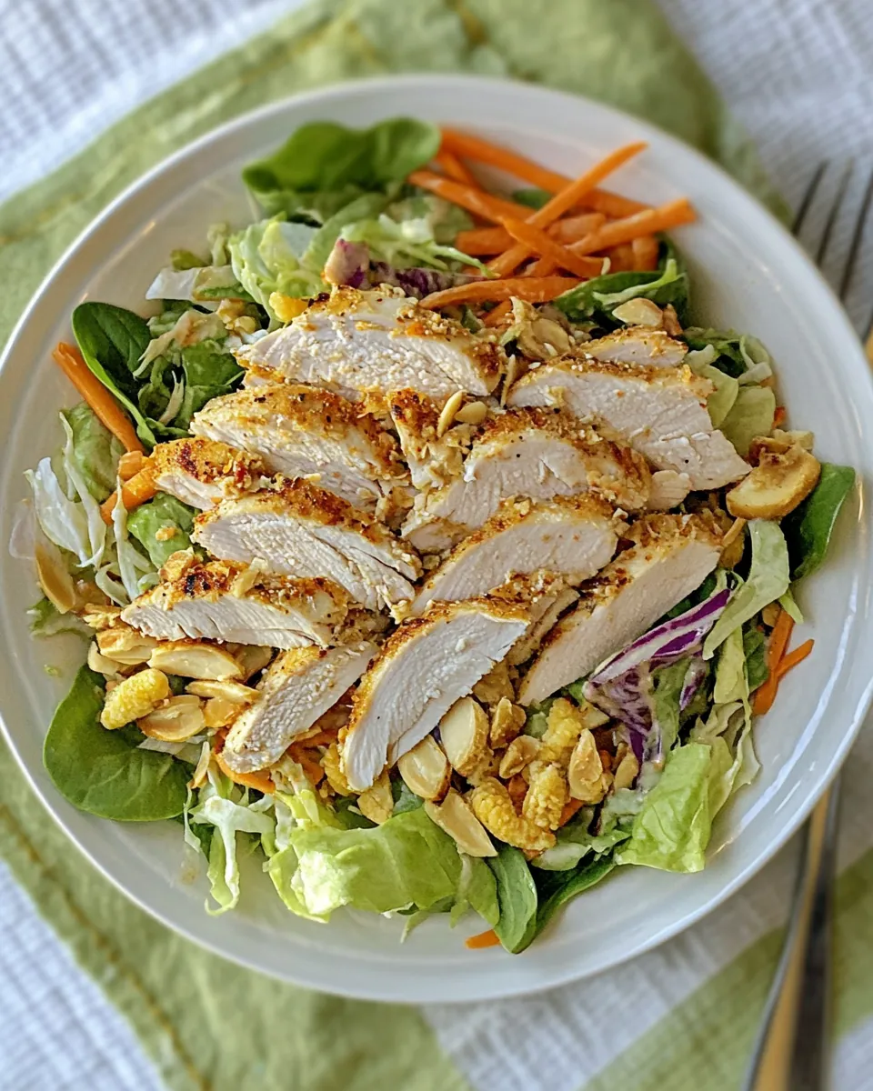 Applebee's Grilled Oriental Chicken Salad