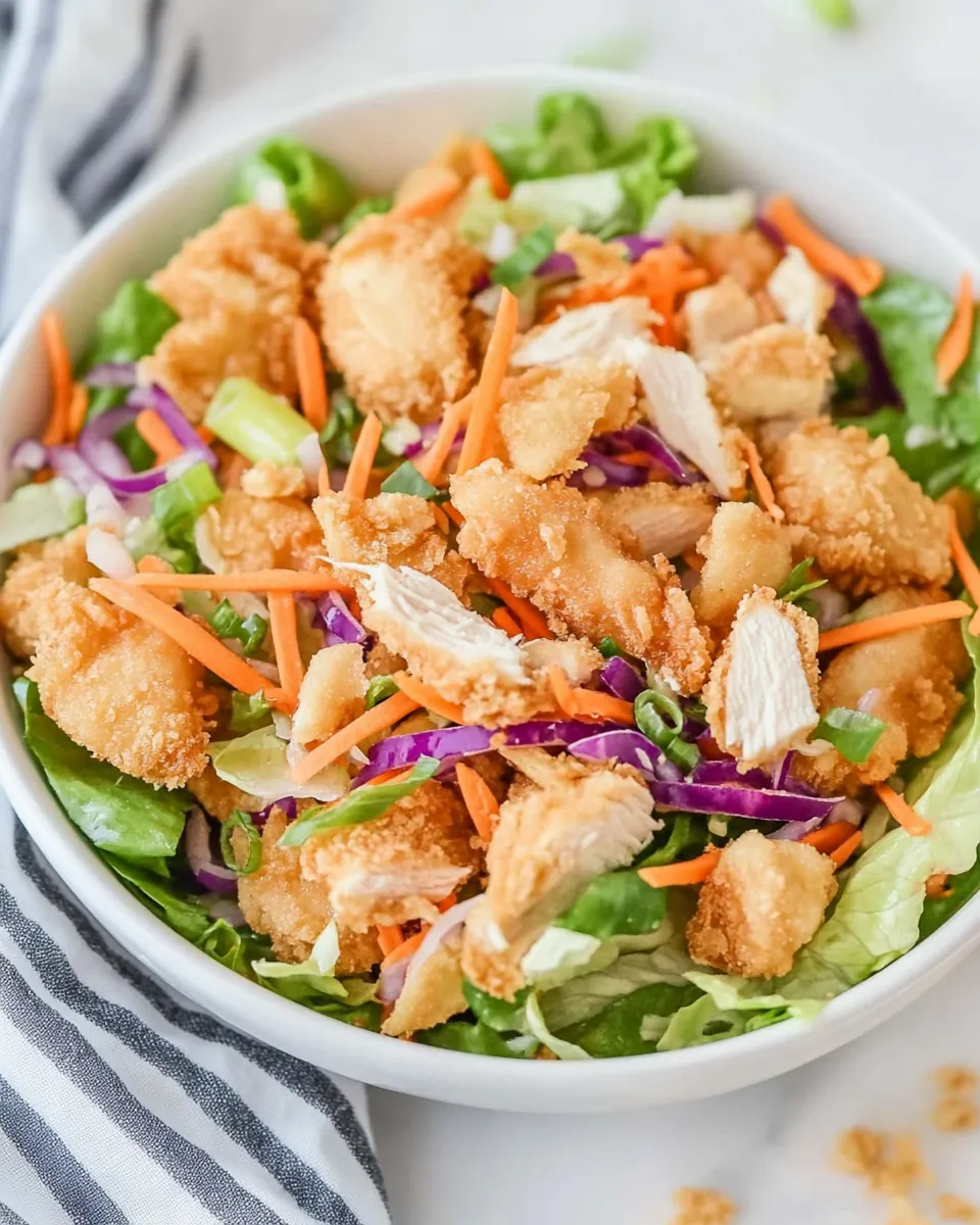 Applebees Oriental Chicken Salad