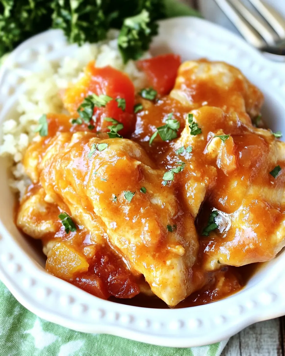 Apricot Orange Slow Cooker Chicken