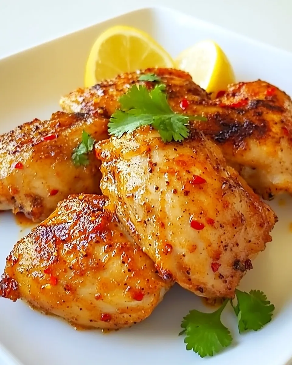 Aromatic Lemon Chili Chicken