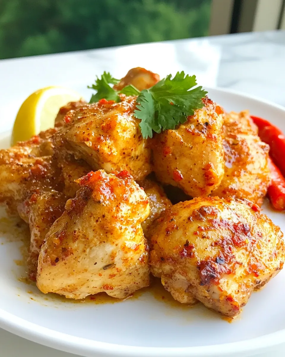 Aromatic Lemon Chili Chicken
