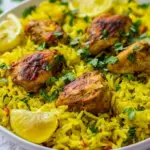 Aromatic Saffron Chicken Coconut Rice